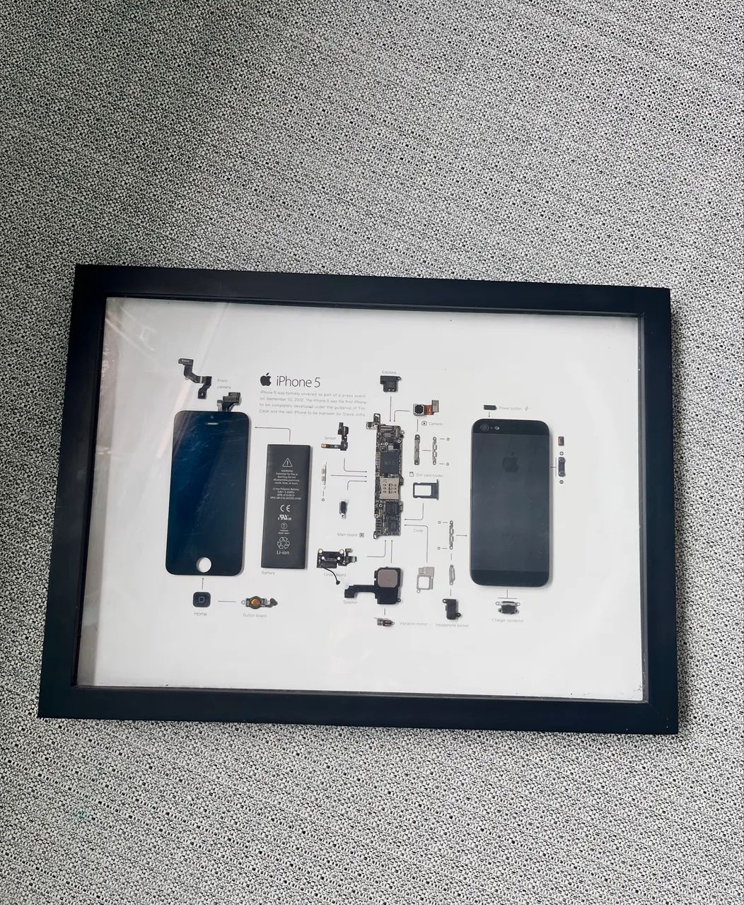 Quadro Grid Studio Iphone 5 - Decorações Para Casa - Santa Cruz