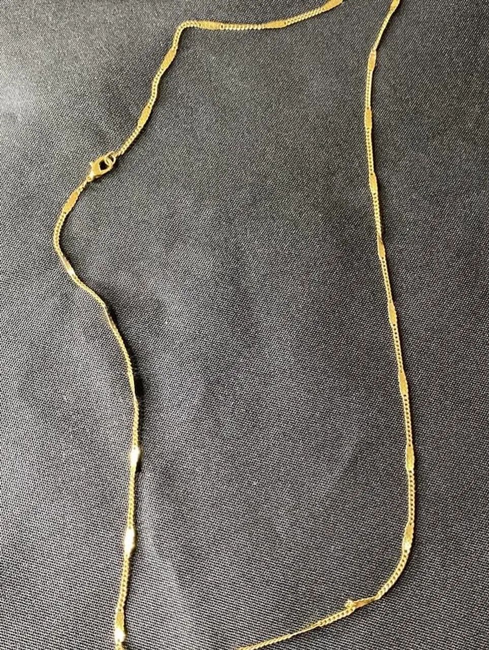 Cordão Aço Dourado 