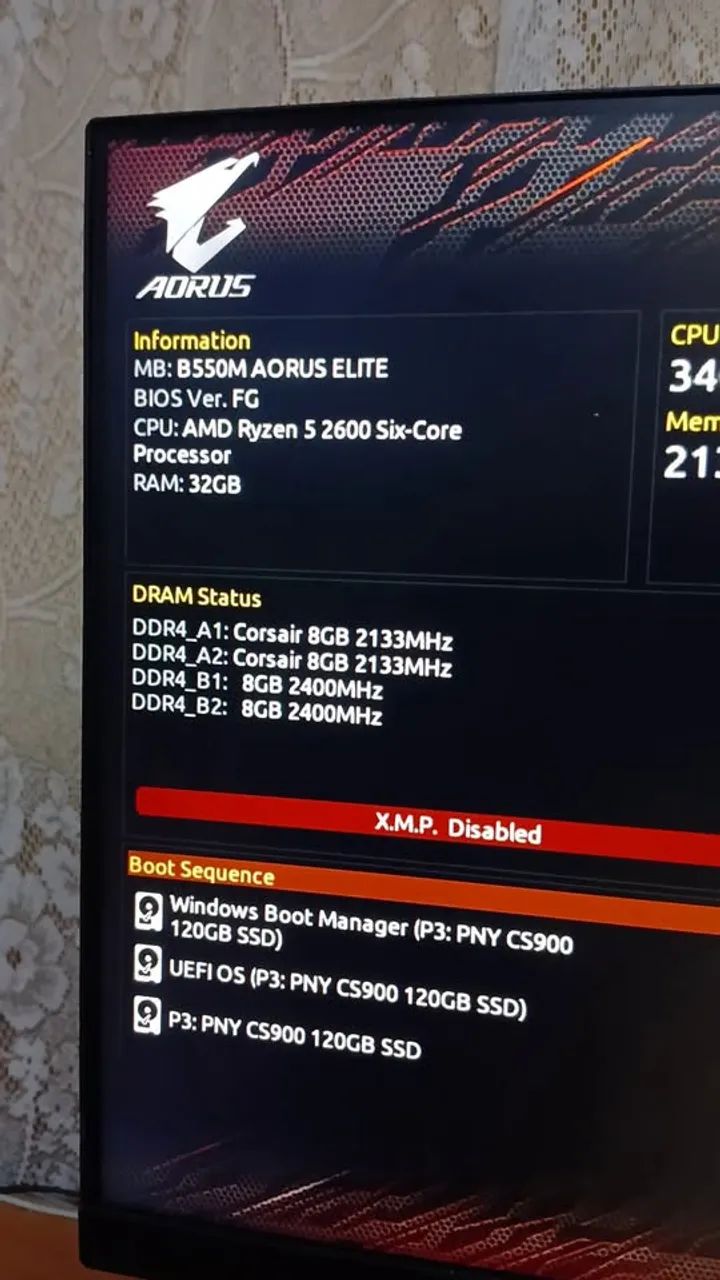 Placa mãe B550M Aorus Elite - Foto 2
