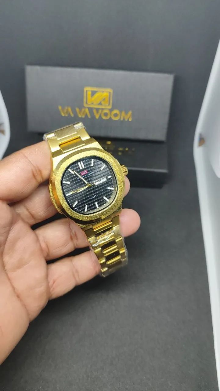 Relógio VAVAVOOM De Luxo Clássico Entrega Grátis  - Foto 4