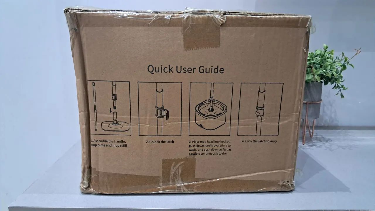 Mop Giratório Homettler com Sistema Duplo Água Limpa e Suja inteligente. - Foto 3