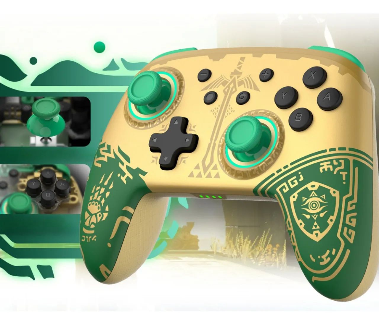 Pro Controller IINE para Nintendo Switch Edição Zelda - Wireless com Case [Novo] - Foto 2