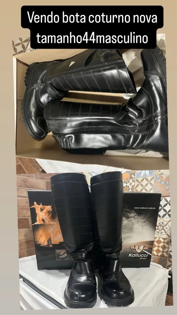 Bota kollucci couro nova na caixa  - Foto 2