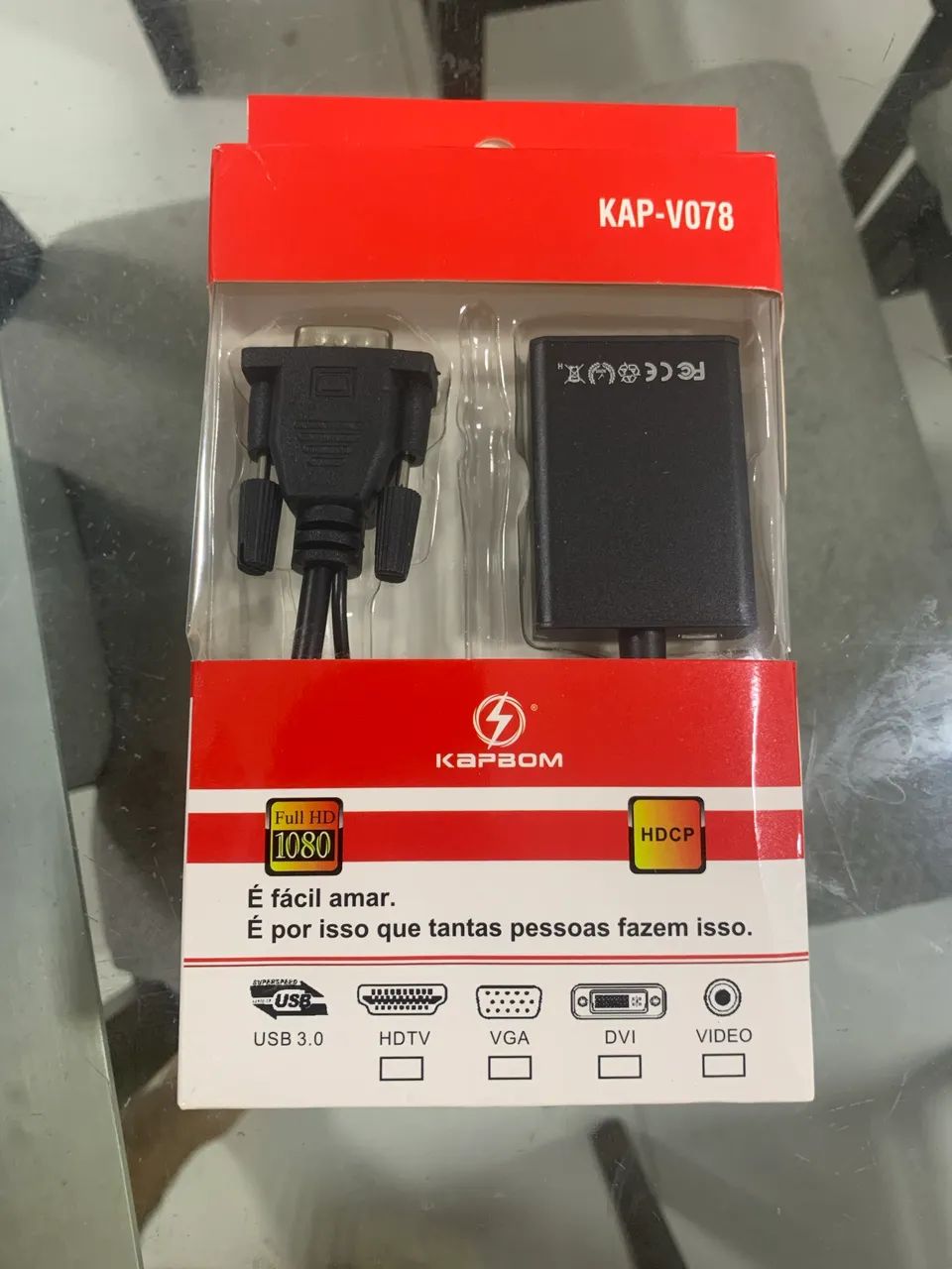 Cabo VGA para HDMI