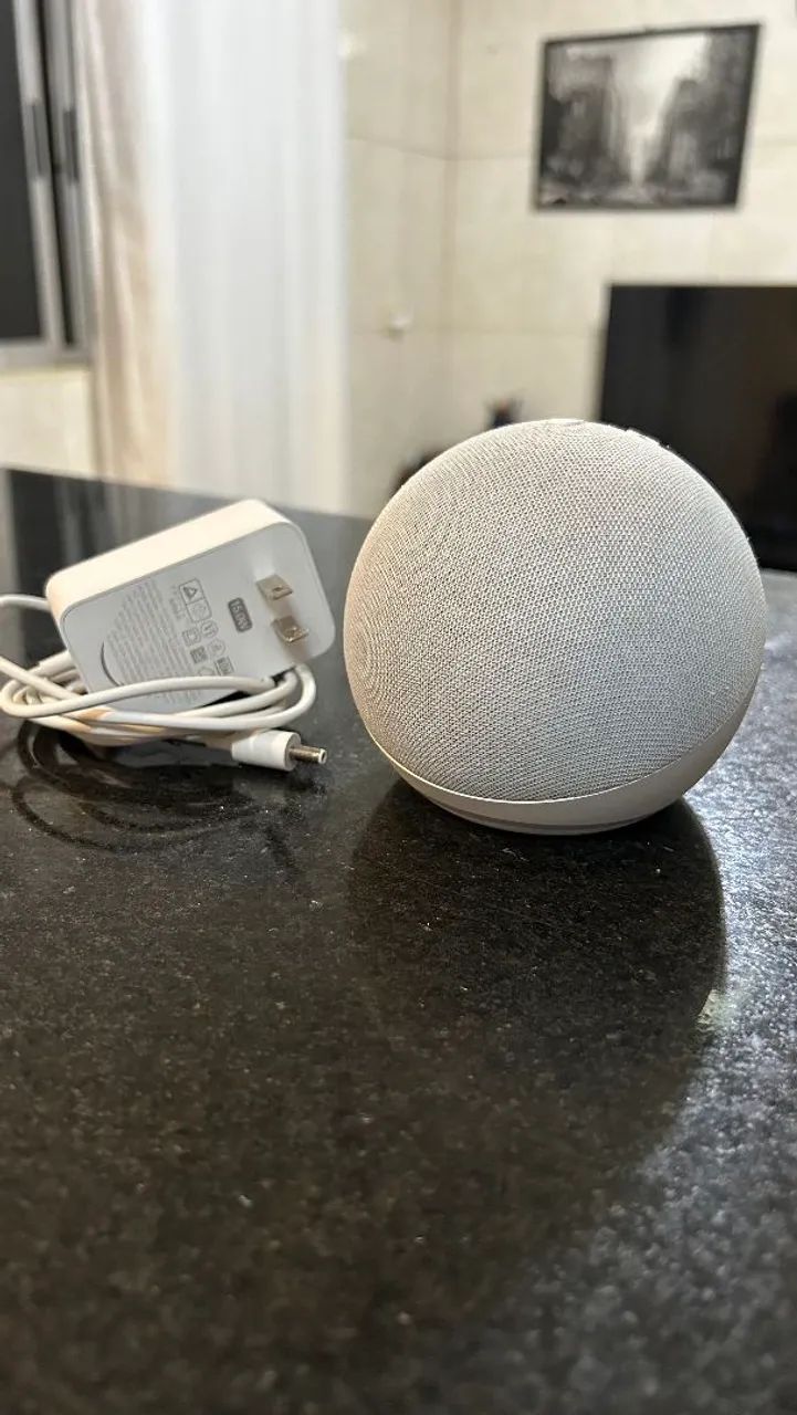 Alexa Echo Dot 5ª Geração Com Relógio - Foto 2