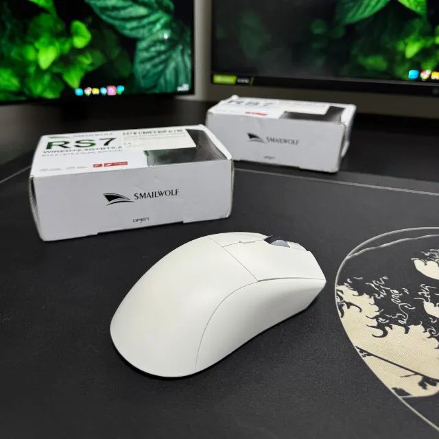 Mouse Gamer RS7 Branco 3 Modos Bluetooth, 2.4G e Cabo USB - Foto 3
