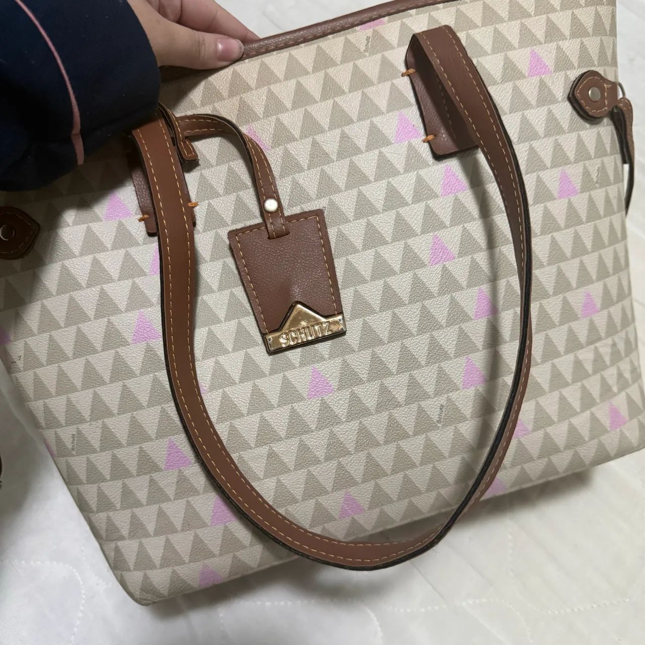 Bolsa de mão Schultz monogram triang 