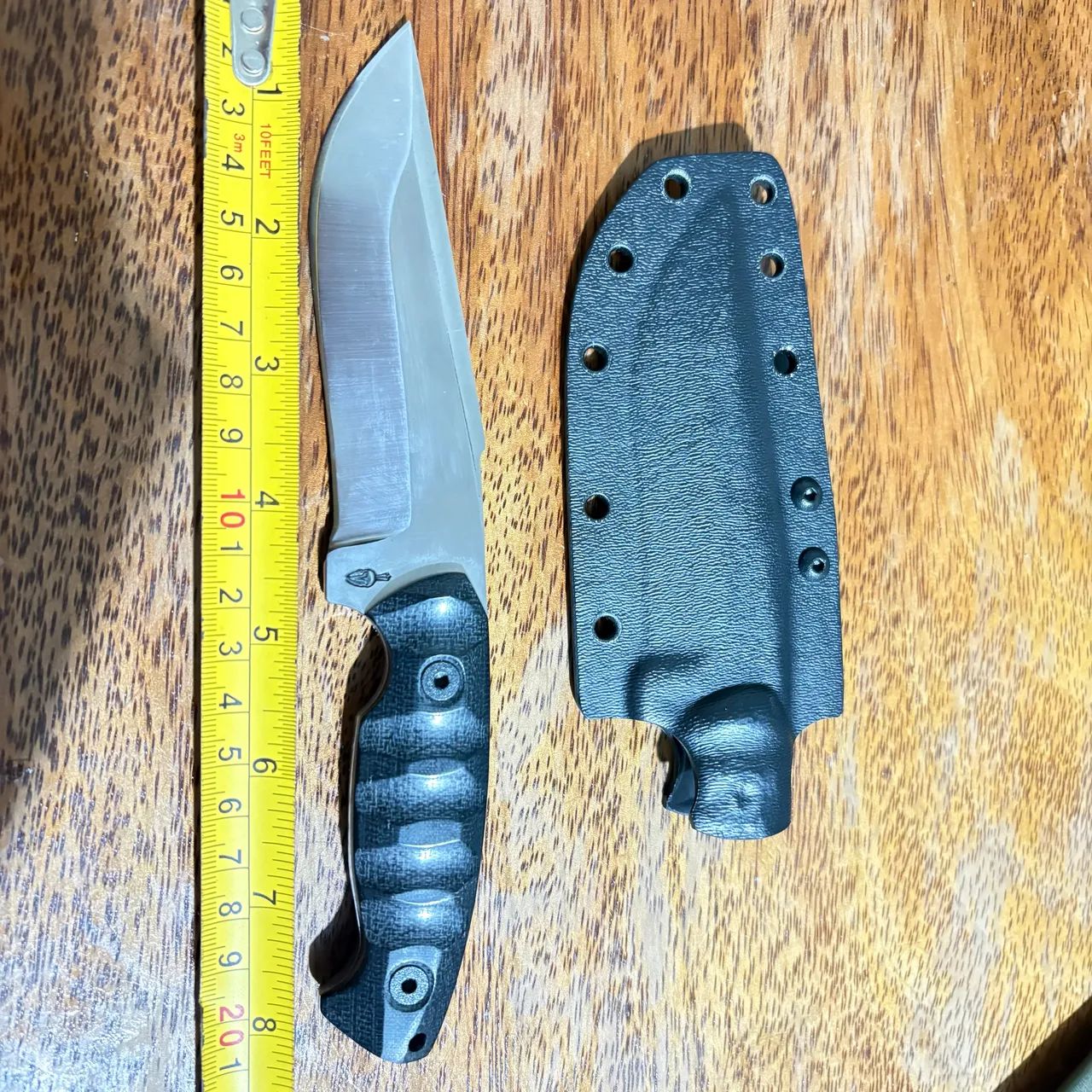 Faça inox n690 faca nova bainha kydex - Foto 2