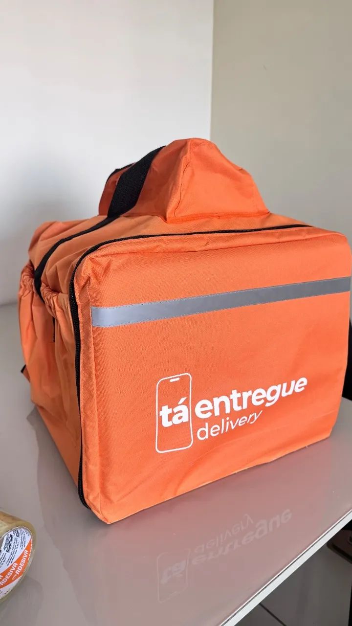 bag motoboy com isopor