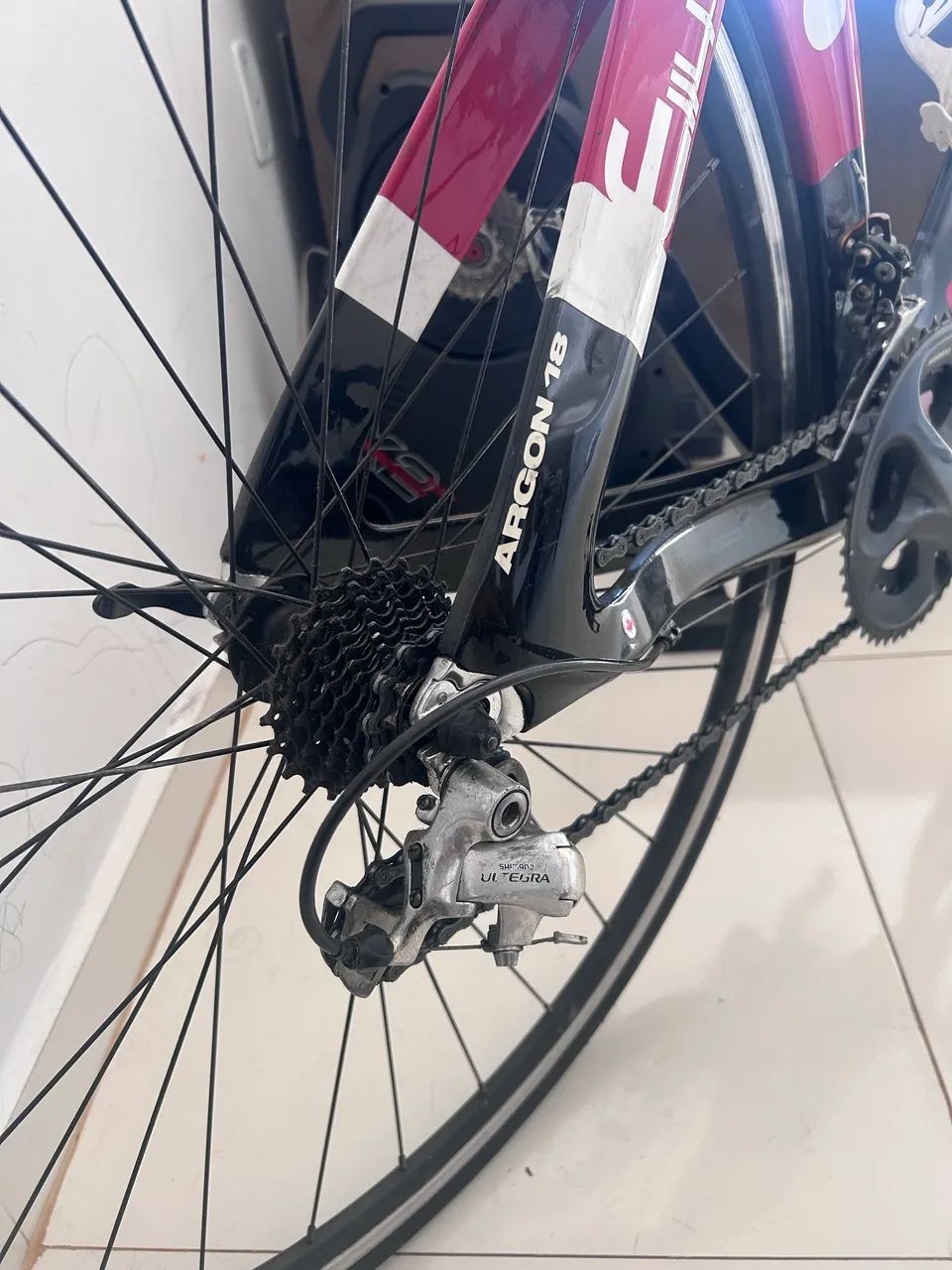 Bicicleta Triathlon / TT Argon 18 E-114 Carbono - Foto 3