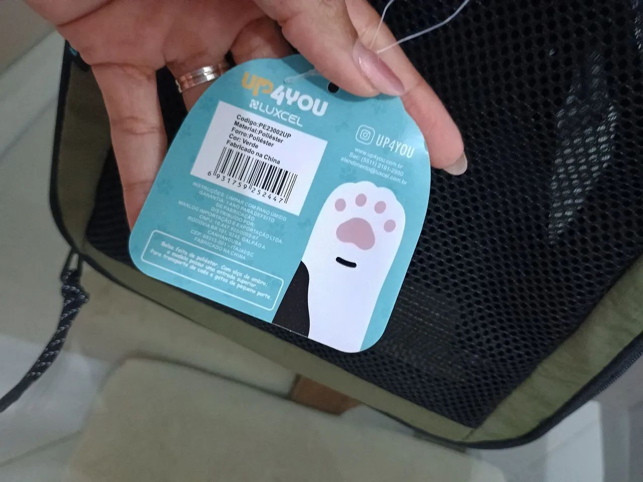 Bolsa de transporte pet nova - Foto 2