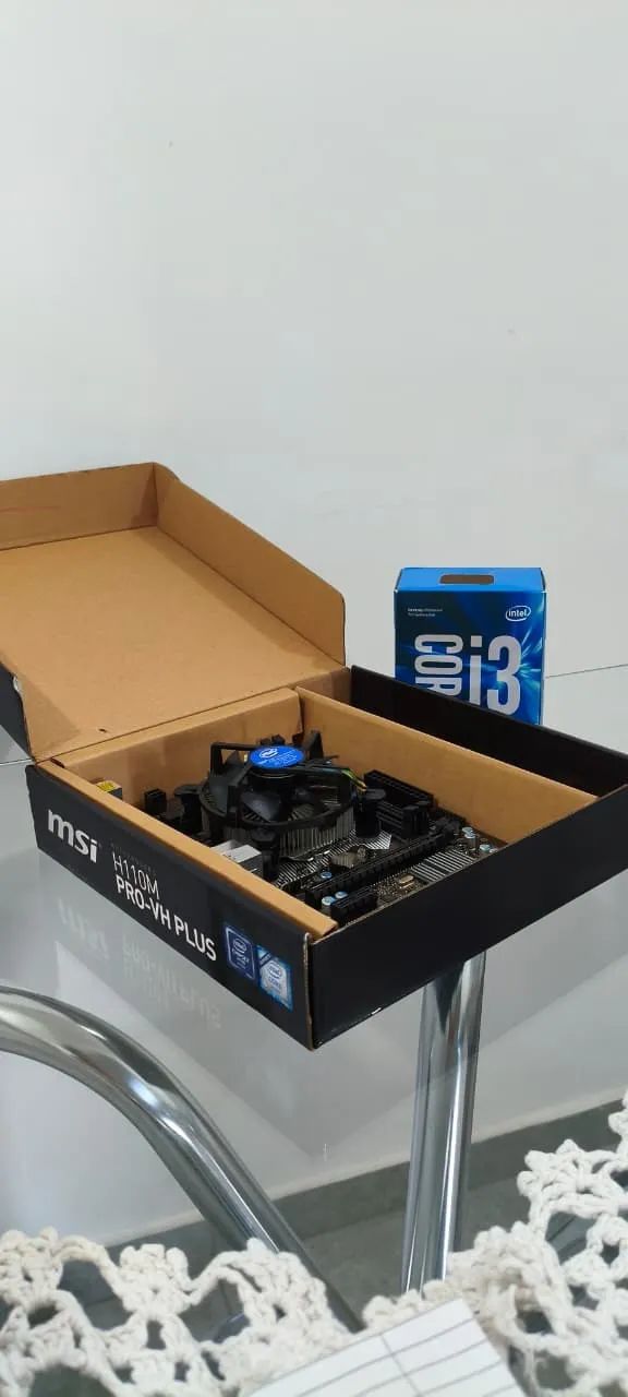 Processador intel I3 7100 + Placa mãe H110M PRO-VH PLUS
