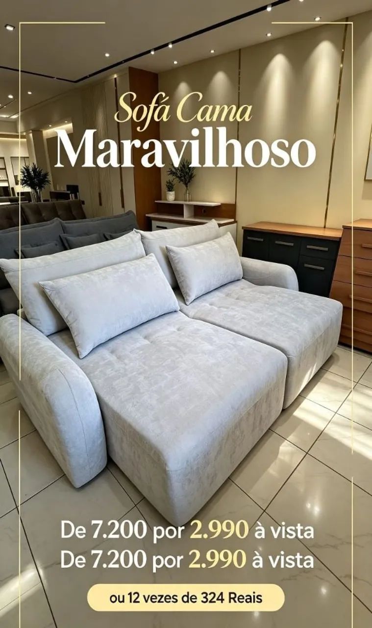 Entrega seu Sofá Cama Novo No Mesmo Dia Da Compra. - Foto 2