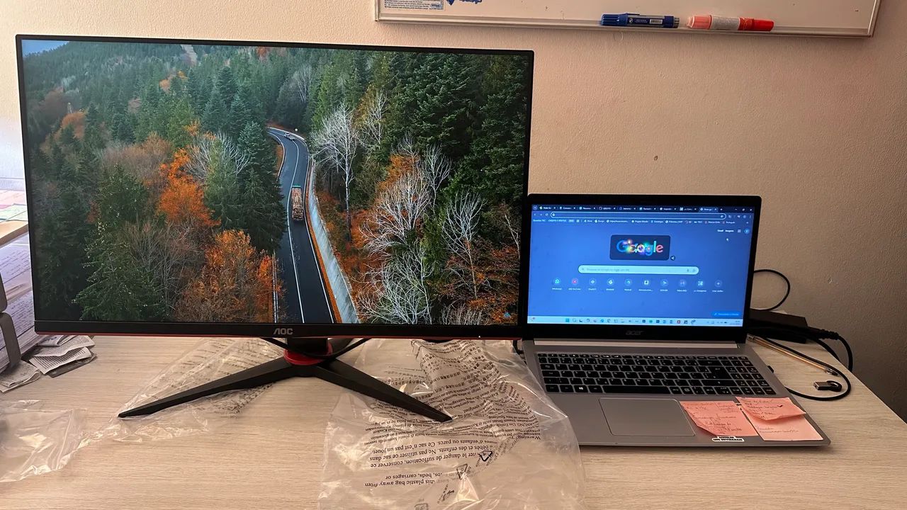  Monitor Gamer AOC 27 Polegadas G2E1 - Muito novo