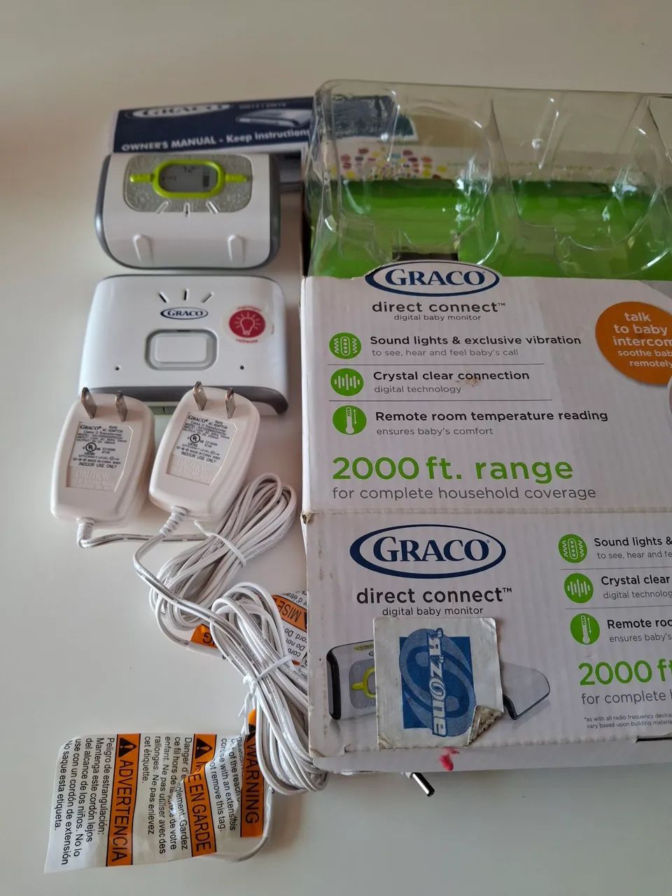 Babá Eletrônica Graco Direct Connect 2M18 - NOVA SEM USO - Caixa Original (110v) - Foto 4