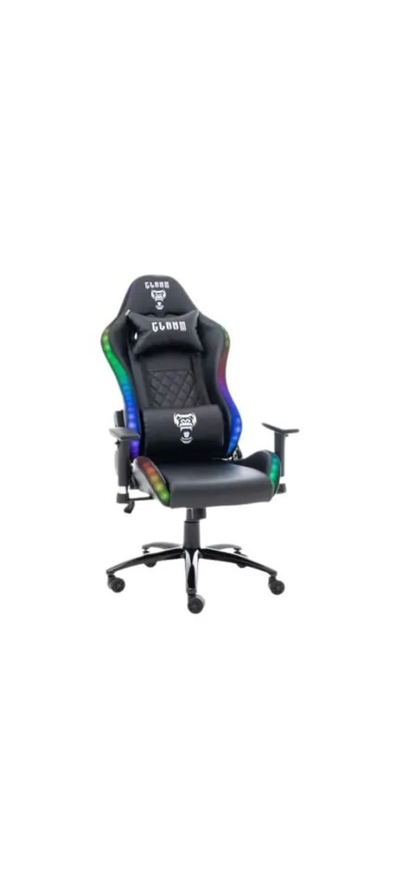 Cadeira Gamer King Black Rgb - Clanm - Foto 4