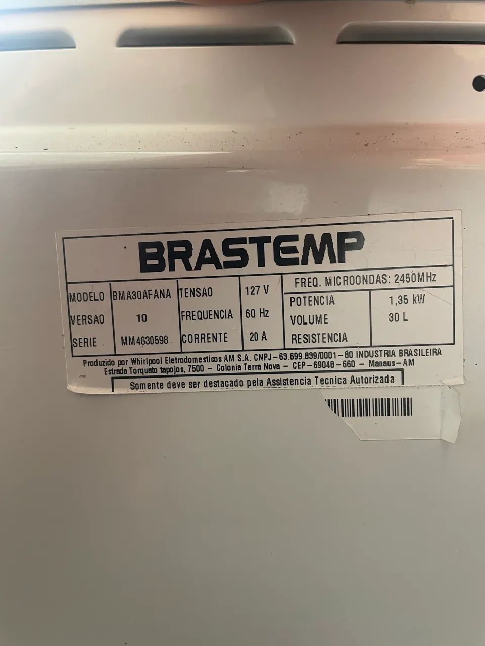 Microondas Brastemp 30l - Foto 2