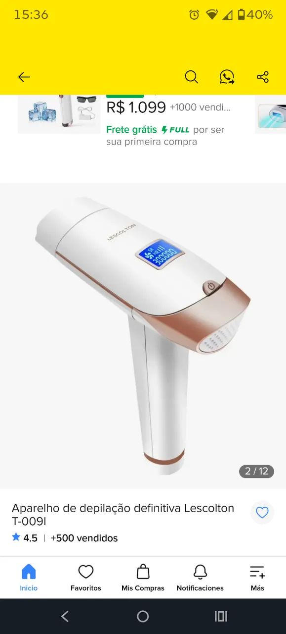 Depilador a Laser