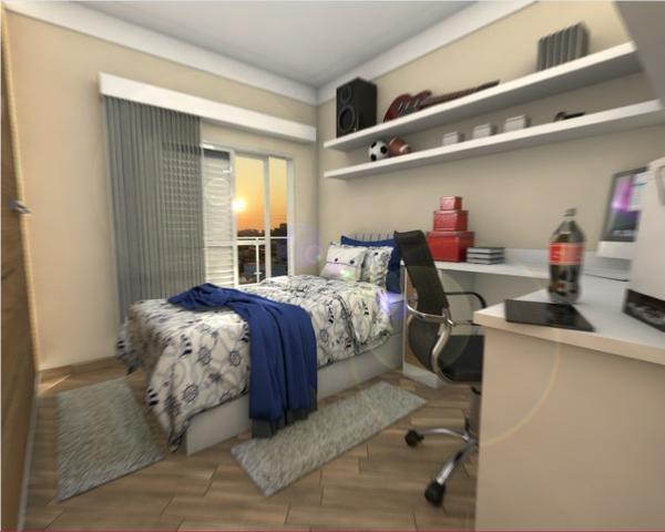 FJ17 - Apto 1 Dorm - Novo 180 mil - Caiçara - Praia Grande - Foto 4
