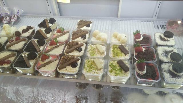 Doces trufas bolos bolo no pote - Foto 4
