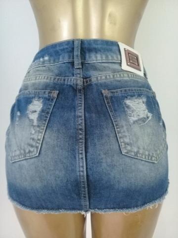 saia jeans de ponta