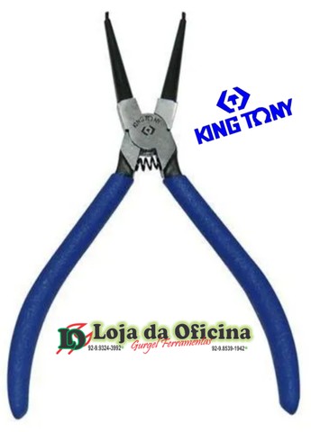 Alicate Para Anéis Internos Reto 10 - King Tony 68hs10