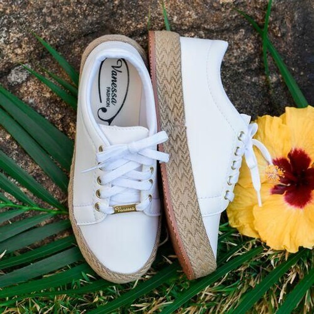 Tênis Casual Solado em Corda Liso - 1018 Branco\u003cbr\u003e\u003cbr\u003e - Roupas e calçados  - Cidade Nova IV, Nova Serrana 1008635225 | OLX