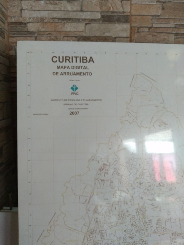 Quadro mapa de Curitiba  - Foto 2