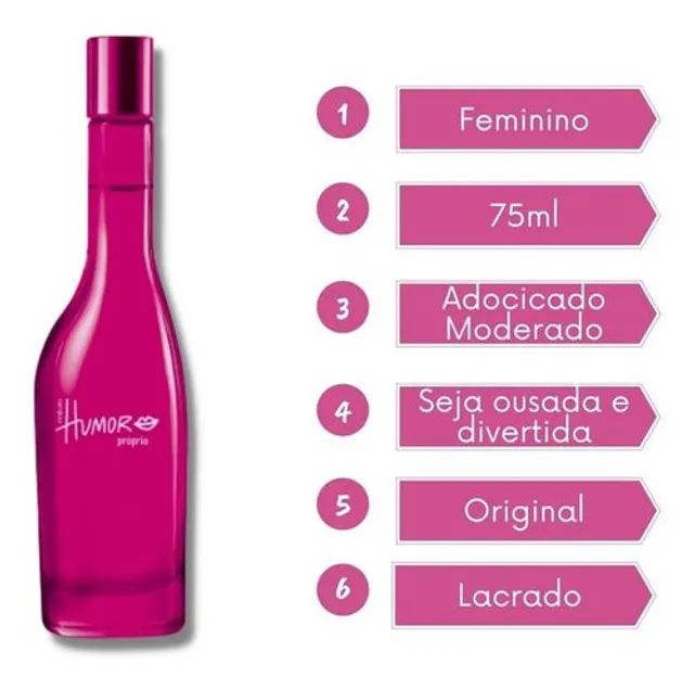 Perfume natura Humor próprio feminino 75ml - Beleza e saúde - Nova  República, Santarém 1176151888 | OLX