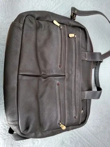Pasta / bolsa de couro para notebook