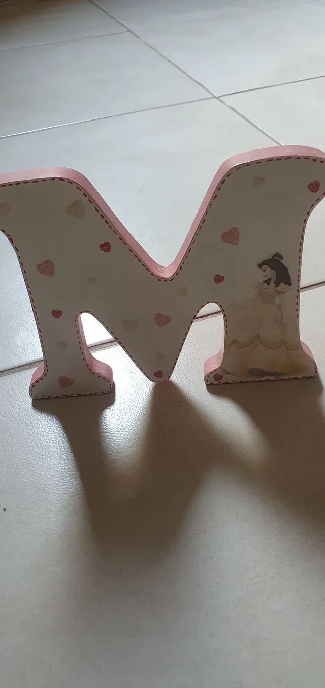 Letras MDF  das princesas  - Foto 3