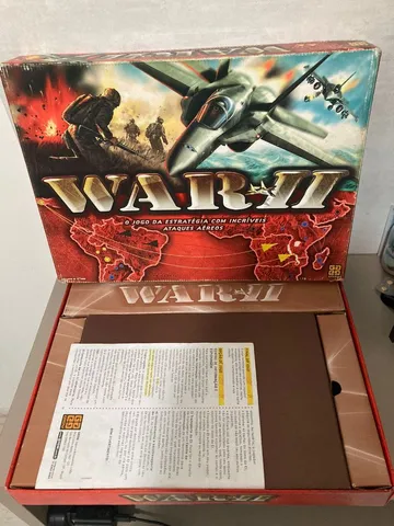 Jogo War II Tabuleiro - O Jogo da Estratégia com Batalhas Aéreas