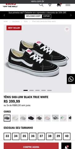 VEDO VANS SK8LOW ORIGINAL NOVO  - Foto 5