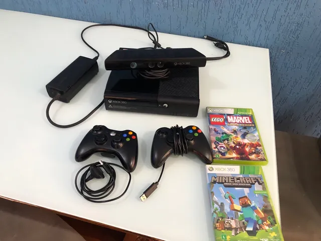 Xbox 360 DESTRAVADO com 2 controle e Kinect HD 1TB COM 650 JOGOS E 20000  CLASSICOS RETRÔ atenção 110volts - Games Você Compra Venda Troca e  Assistência de games em geral