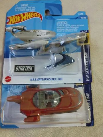 Hot Wheels Naves Start Trek e Start Wars 