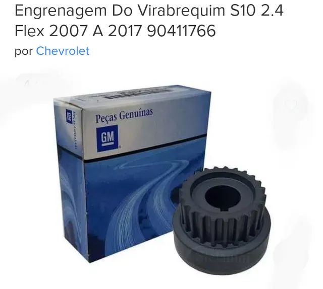Polia engrenagem Virabrequim Chevrolet S10 2.4 Flex Original