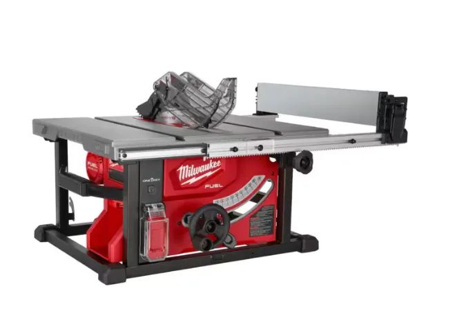 Serra de mesa - Milwaukee com ratreado ( Bateria ) - Foto 3