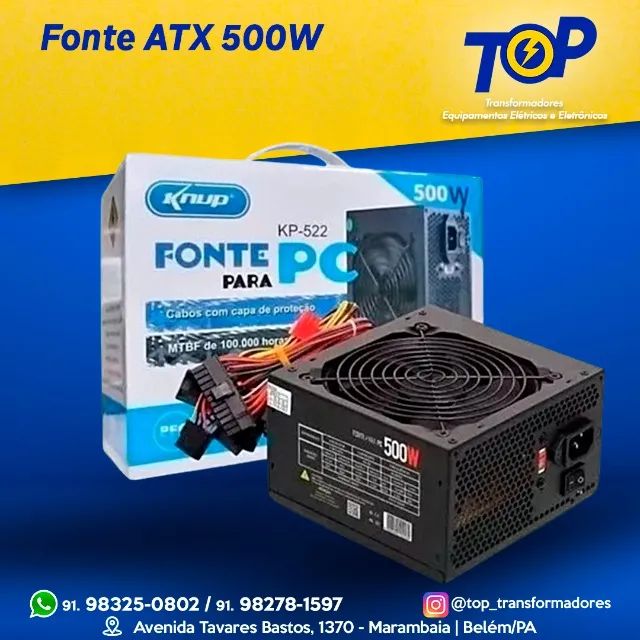 fonte atx 500w
