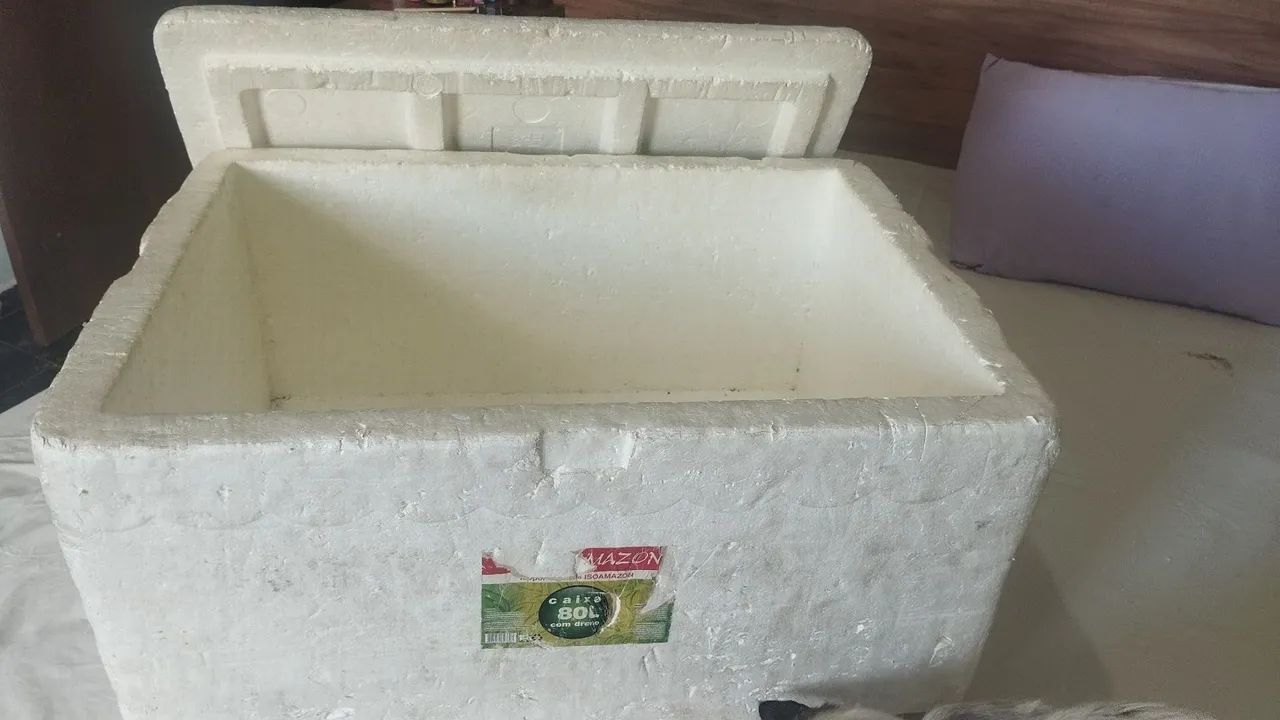 Caixa de Isopor 80 Litros - Isoamazon