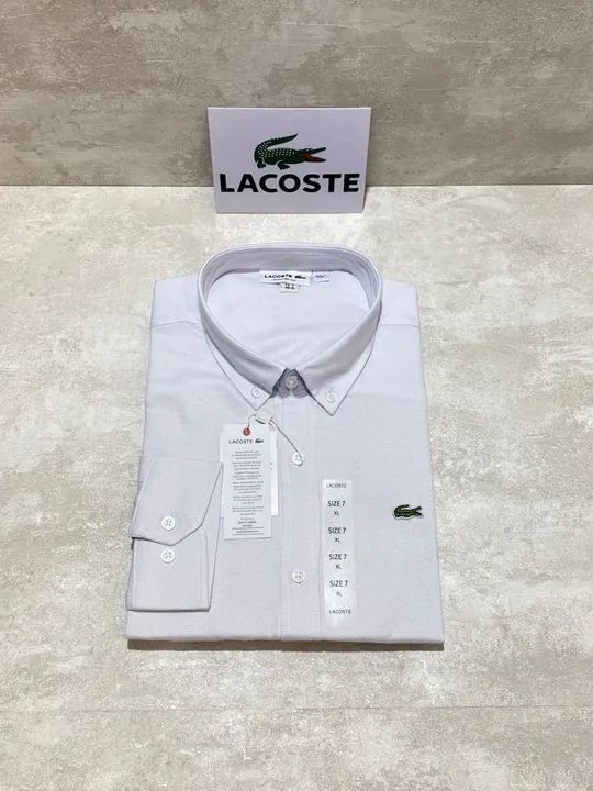 Camisa Social L@coste Mangas Longas Regular Fit - Foto 5