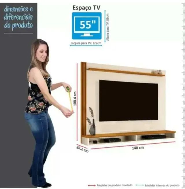 painel para tv davos  - Foto 4