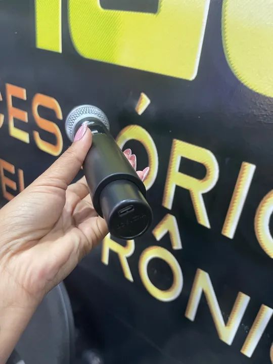  Microfone Profissional Sem Fio Para Igrejas Musicas Eventos - Foto 4