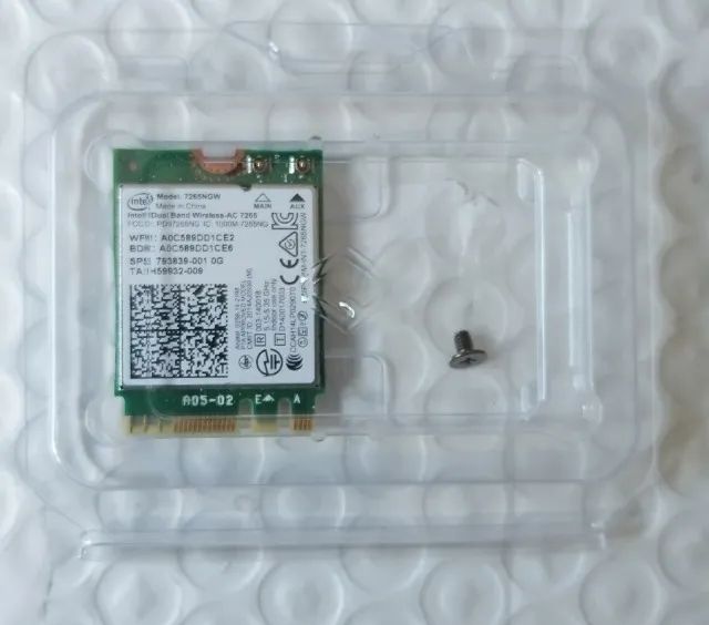 Placa Wifi para Notebook M2 Intel Dual Band Wireless-AC *NGW ngff - Foto 3