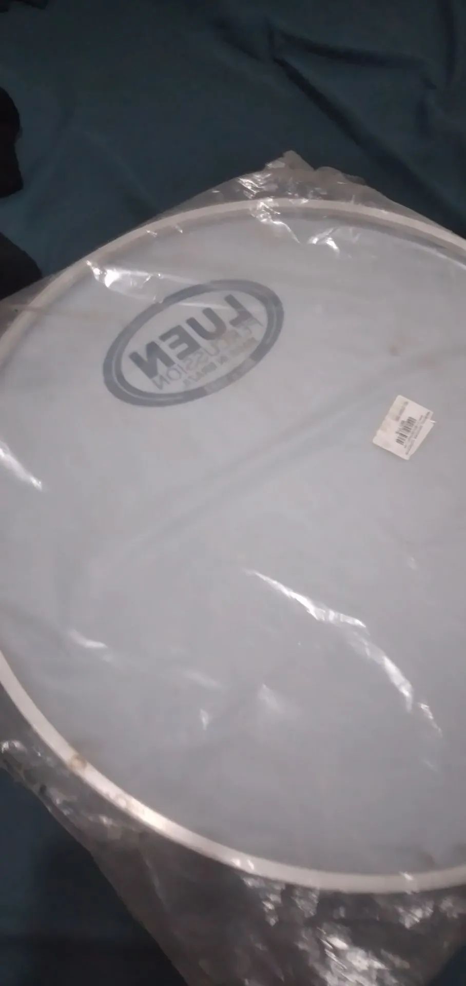 Pele de bumbo leitosa 20" Luen - Foto 3