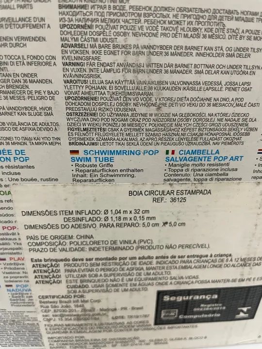 Boia circular Romero Brito Bestway - Foto 3