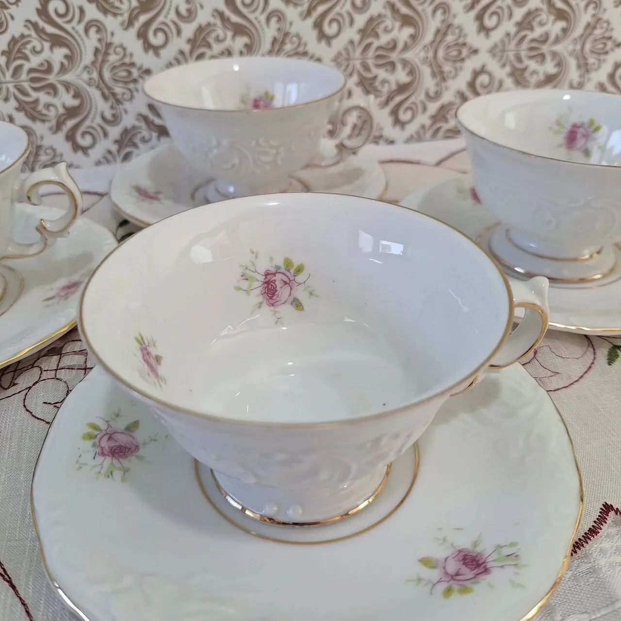 Xícaras para chá porcelana Mauá  - Foto 4