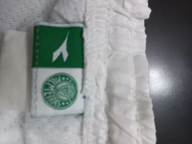 Antigo calção palmeiras pirelli diadora tamanho M  - Foto 6