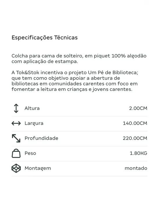 Colcha infantil tokstok - Foto 4