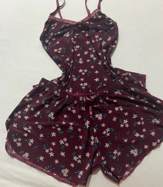 Conjunto de pijama feminino floral TAM P
