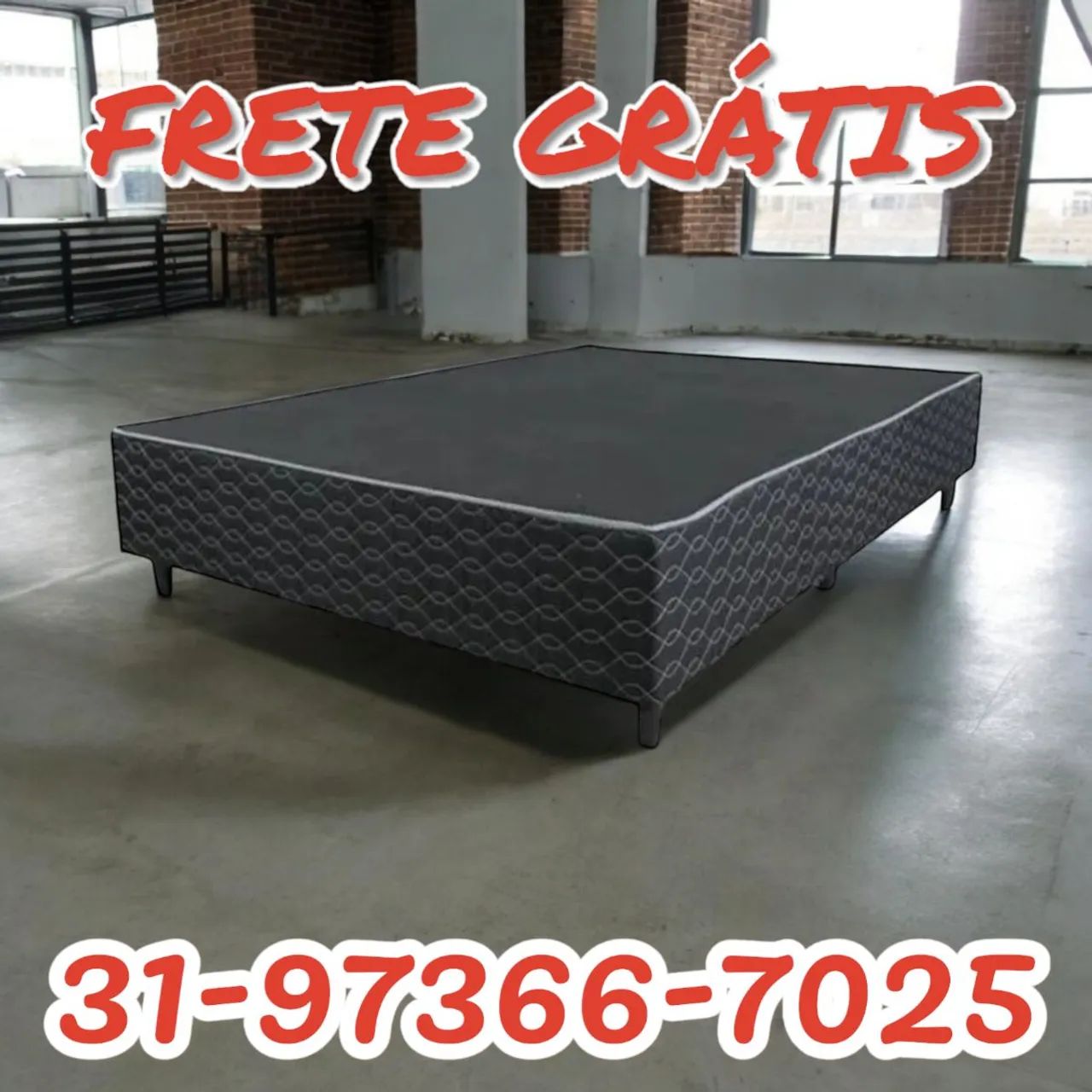 CAMA CASAL BOX ( BASE ) OFERTA !!! NOVAS 